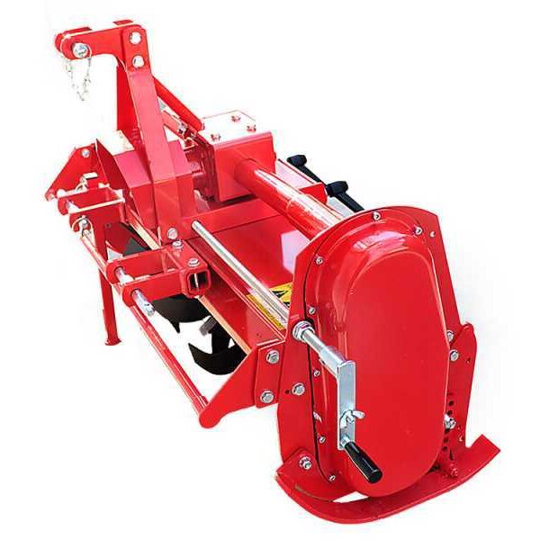 Roterende frees voor tractoren van de middelzware tot lichte serie AgriEuro model RS 145 met handmatige verplaatsingsset